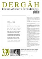 Dergah Edebiyat Kltr Sanat Dergisi Say: 339 Mays 2018 Dergah Dergisi