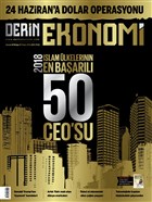 Derin Ekonomi Aylk Ekonomi Dergisi Say: 37 Haziran 2018 Derin Ekonomi Dergisi