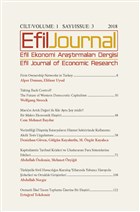 Efil Ekonomi Aratrmalar Dergisi; Cilt: 1 Say: 3 Efil Journal Dergisi