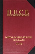 Hece Aylk Edebiyat Dergisi Dijital Saysal Kltr zel Says: 234-235-236 (Ciltli) Hece Dergisi