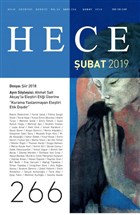 Hece Aylk Edebiyat Dergisi Say: 266 ubat 2019 Hece Dergisi
