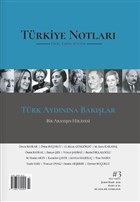 Trkiye Notlar Fikir Tarih Kltr Dergisi Say: 3 Trkiye Notlar Dergisi Yaynlar