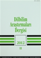 Dilbilim Aratrmalar Dergisi: 2012 / 2 Boazii niversitesi Yaynevi