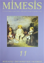 Mimesis Sayı: 11 Tiyatro / Çeviri Araştırma Dergisi Hamlet Özel Sayısı Boğaziçi Üniversitesi Yayınevi