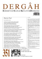 Dergah Edebiyat Sanat Kltr Dergisi Say: 351 Mays 2019 Dergah Dergisi
