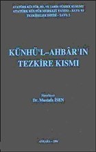 Knh`l-Ahbar`n Tezkire Ksm Atatrk Kltr Merkezi Yaynlar