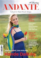 Andante Mzik Dergisi Yl: 16 Say: 152 Haziran 2019 Andante Dergisi
