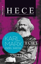 Hece Aylk Edebiyat Dergisi Karl Marx zel Says:  38 - 270/271/272 (2 Cilt Bir Arada) (Ciltsiz) Hece Dergisi