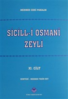 Sicill-i Osmani Zeyli Cilt: 11 Trk Tarih Kurumu Yaynlar