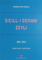 Sicill-i Osmani Zeyli Cilt: 17 Trk Tarih Kurumu Yaynlar
