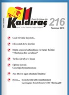 Kaldra Dergisi Say: 216 Temmuz 2019 Kaldra Yaynevi