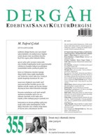 Dergah Edebiyat Sanat Kltr Dergisi Say: 355 Eyll 2019 Dergah Dergisi