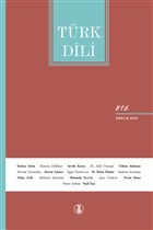 Trk Dili Dil ve Edebiyat Dergisi Say: 816 Aralk 2019 Trk Dil Kurumu Yaynlar