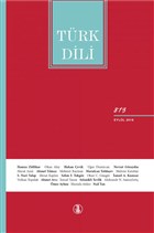 Trk Dili Dil ve Edebiyat Dergisi Say: 813 Eyll 2019 Trk Dil Kurumu Yaynlar