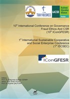 10th International Conference on Governance Fraud Ethics And CSR (10thIConGFESR) & 1st International Sustainable Cooperative and Social Enterprise Conference (1st ISCSEC) Paradigma Akademi Yaynlar