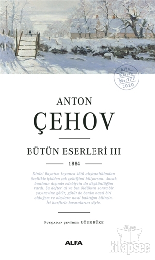 Anton Çehov Bütün Eserleri 3 Alfa Yayınları