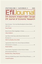 Efil Ekonomi Aratrmalar Dergisi Cilt: 3 Say: 9 2020 Efil Journal Dergisi