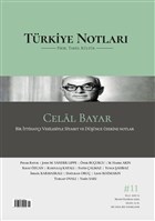 Türkiye Notları Fikir Tarih Kültür Dergisi Sayı: 11 Türkiye Notları Dergisi Yayınları