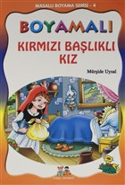 Boyamal Krmz Balkl Kz - Masall Boyama Serisi - 4 Uysal Yaynevi