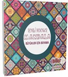 Renkli Desenler Mandala - Bykler in Boyama Billur Yaynlar