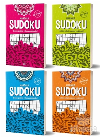 Mandala Sudoku 4 Kitap Set Dokuz Yayınları