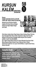 Kurun Kalem  Aylk Edebiyat Dergisi Say: 58 Ekim-Kasm-Aralk 2020 Kurun Kalem Edebiyat Dergisi