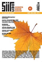 Şiirden İki Aylık Şiir Dergisi Sayı: 61 Eylül - Ekim 2020 Şiirden Yayıncılık