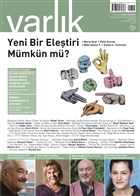 Varlık Edebiyat ve Kültür Dergisi Sayı: 1358 Kasım 2020 Varlık Dergisi Yayınları