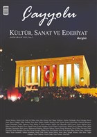 Çayyolu Kültür, Sanat ve Edebiyat Dergisi 3.Sayı Kasım - Aralık 2020 Çayyolu Dergisi Yayınları