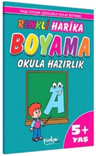 Renkli Harika Boyama Okula Hazırlık 5+ Yaş Pinokyo Yayınları