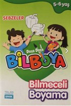Sebzeler - Doya Doya Bil Boya Bilmeceli Boyama (5-6 Ya) Talas Yaynlar
