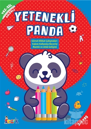 Yetenekli Panda - Yaz-Sil Kalemli Bıcırık Yayınları