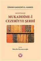 Muhtasar Mukaddime-i Cezeriyye erhi Marmara niversitesi lahiyat Fakltesi Vakf