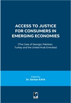 Access to Justice for Consumers in Emerging Economies Adalet Yayınevi - Ders Kitapları