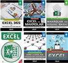 Süper Excel Eğitim Seti 2 (6 Kitap Takım) Kodlab Yayın Dağıtım