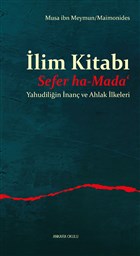 İlim Kitabı - Sefer ha-Mada Ankara Okulu Yayınları
