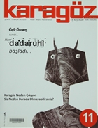 Karagz Dergisi Say: 11 Karagz Edebiyat Dergisi