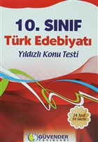 Güvender - 10. Sınıf Türk Edebiyatı Yıldızlı Konu Testi Güvender Yayınları