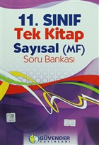 Gvender - 11. Snf Tek Kitap Saysal (MF) Soru Bankas Gvender Yaynlar