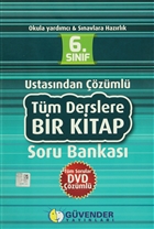 Gvender - 6. Snf - Ustasndan zml Tm Derslere Bir Kitap Soru Bankas (DVD Hediyeli) Gvender Yaynlar