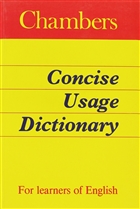 Chambers Concise Usage Dictionary nklap Kitabevi