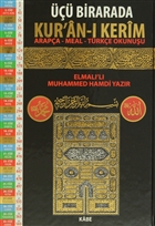 Kur`an- Kerim ve Yce Meali (Orta Boy) Kabe Basn Yayn Datm
