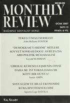 Monthly Review Bamsz Sosyalist Dergi Say: 13 / Ocak 2007 Monthly Review Dergisi