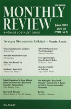 Monthly Review Bamsz Sosyalist Dergi Say: 32 / ubat 2013 Monthly Review Dergisi