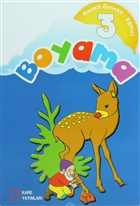 Renkli rnekli Eitici Boyama 3 Kare Yaynlar - Okuma Kitaplar