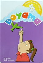 Renkli rnekli Eitici Boyama 5 Kare Yaynlar - Okuma Kitaplar