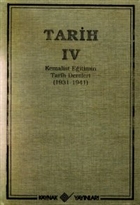 Tarih 4 Kemalist Eitimin Tarih Dersleri 1931-1941 Kaynak Yaynlar