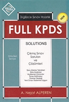 Full KPDS Solutions - ngilizce Snav Hazrlk Nejat Alperen Yaynlar