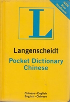 Langenscheidt Pocket Dictionary Chinese Pearson Hikaye Kitaplar
