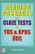 Reading Passages and Cloze Tests for YDS, KPDS, ÜDS Pelikan Tıp Teknik Yayıncılık